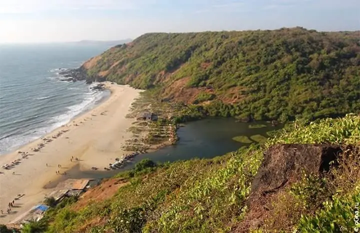Mandrem beach in North Goa